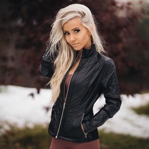 Buff bunny moto lotus jacket black Leather large